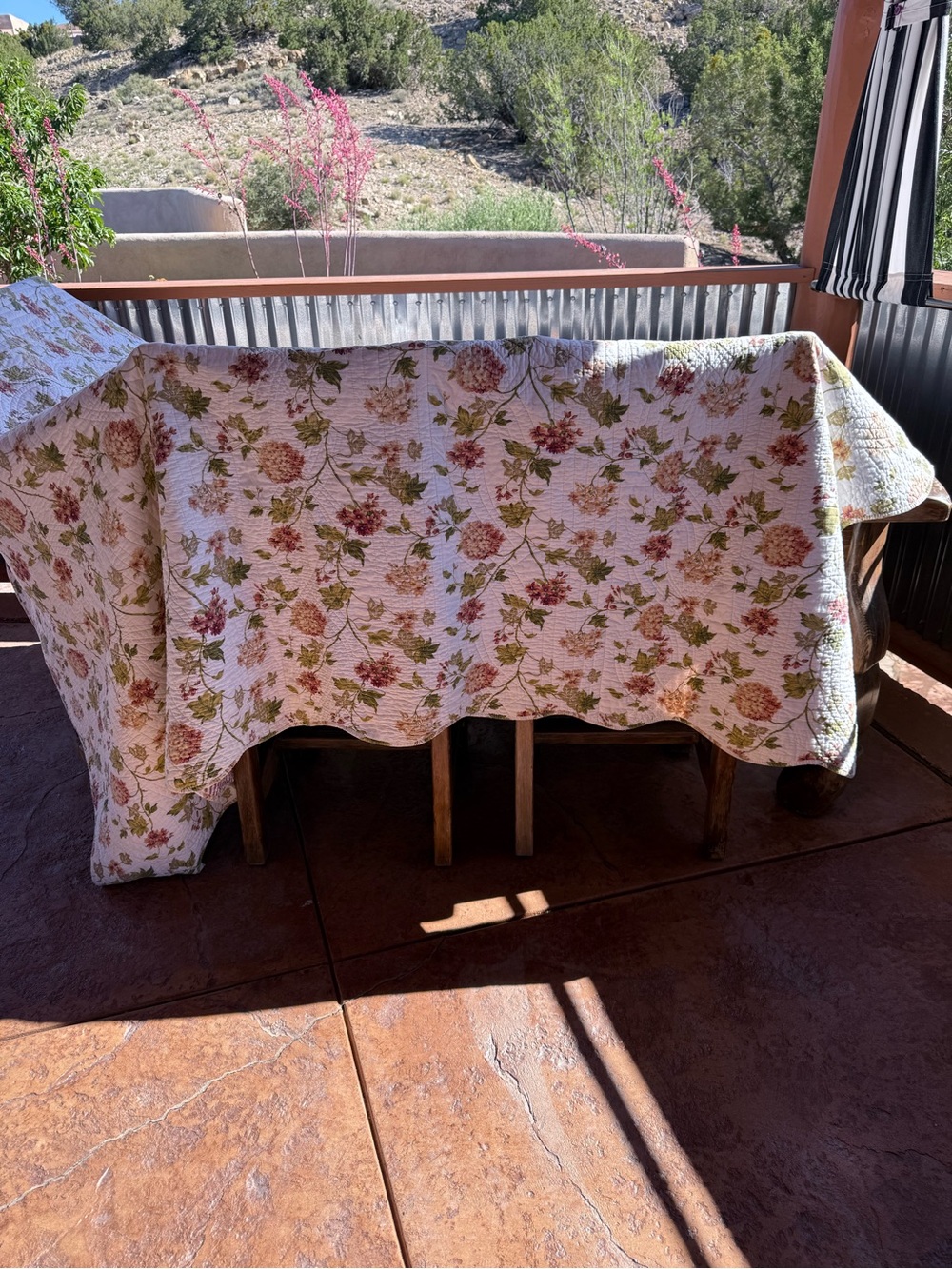 100% Cotton Reversible Floral Quilt Full Queen 90x92 Cottagecore Farmhouse - Picture 5 of 11